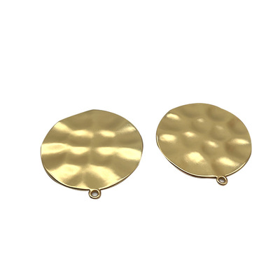 Die cast alloy tags, clothing bags, round concave convex tags, metal plated tags
