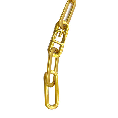 2 * 12 * 32.5 elliptical combination chain DIY fashion bag shoulder strap chain