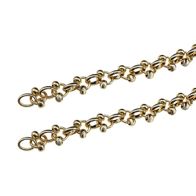 DIY bag shoulder strap chain fashion bag diagonal span long chain outer width 2mm