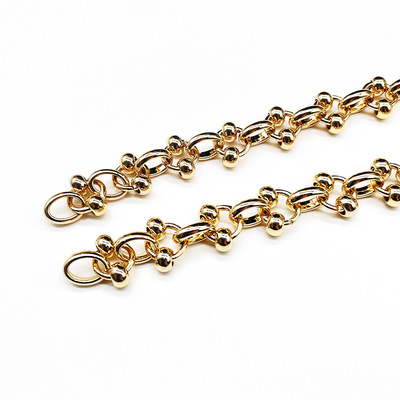 DIY bag shoulder strap chain fashion bag diagonal span long chain outer width 2mm