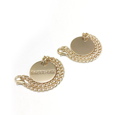 Die cast alloy perforated clothing tags, metal hanging tags, gift boxes, bags, furniture, nameplates, logos