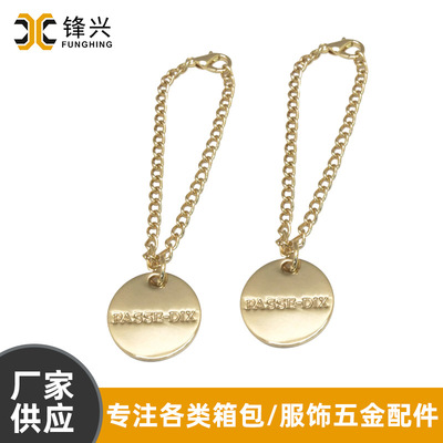 Die cast alloy perforated clothing tags, metal hanging tags, gift boxes, bags, furniture, nameplates, logos