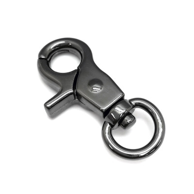 Customized men's waist strap, leather dog buckle, car key ring, gift bag, hanging buckle, rotating hook buckle, jewelry buckle wholesale
