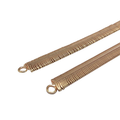 Flat snake bone chain necklace hanging chain clavicle chain