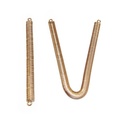Flat snake bone chain necklace hanging chain clavicle chain