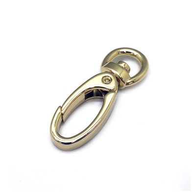Rotating DIY Alloy Dog Buckle Multi Specification Hardware Accessories Hanging Chain Hook Keychain