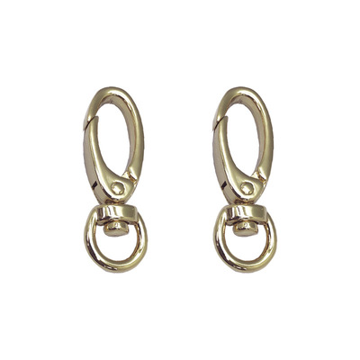 Rotating DIY Alloy Dog Buckle Multi Specification Hardware Accessories Hanging Chain Hook Keychain
