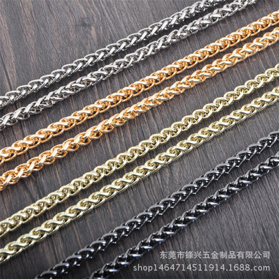 Fashion luggage hardware accessories handbag accessories gold-plated non rusting hardware chain bag trendy lantern chain