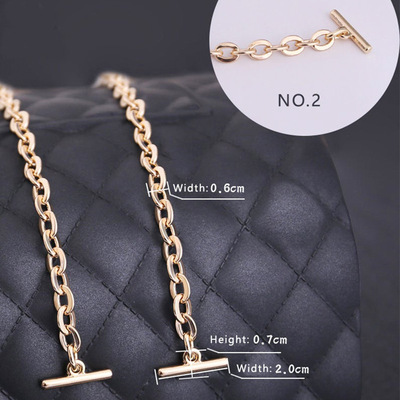 Clothing accessories chain O-shaped chain, hardware decoration chain, luggage accessories chain, European chain