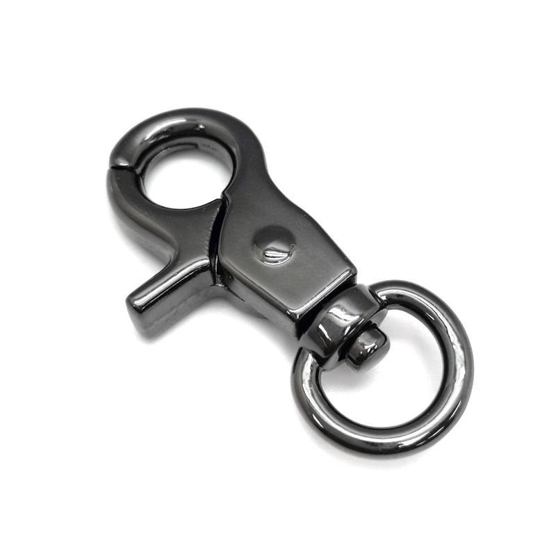 Men's waist strap, leather dog buckle, car key ring, gift bag buckle, rotating hook buckle, jewelry buckle