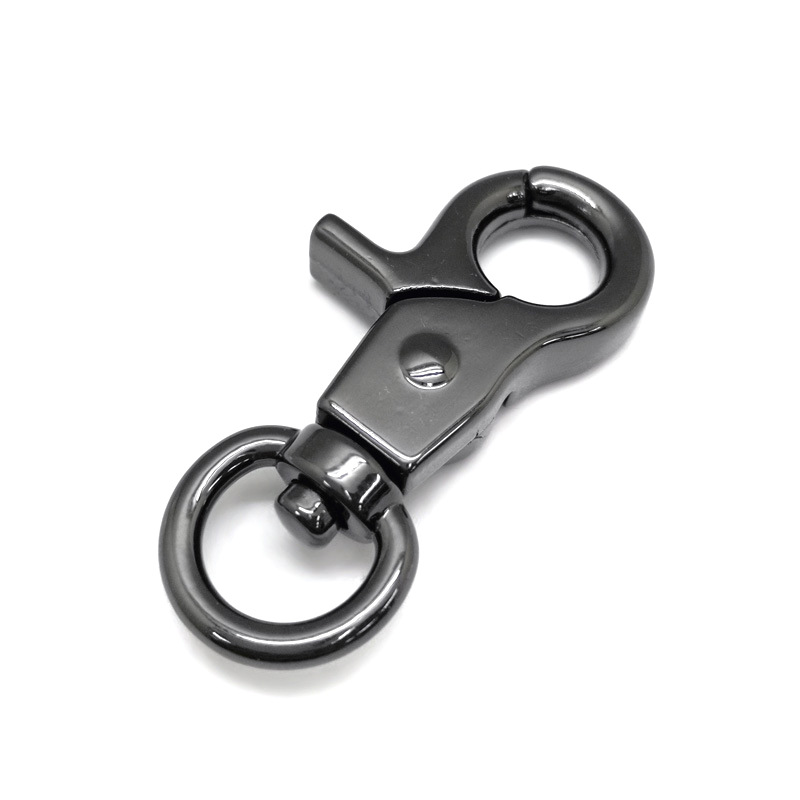Men's waist strap, leather dog buckle, car key ring, gift bag buckle, rotating hook buckle, jewelry buckle