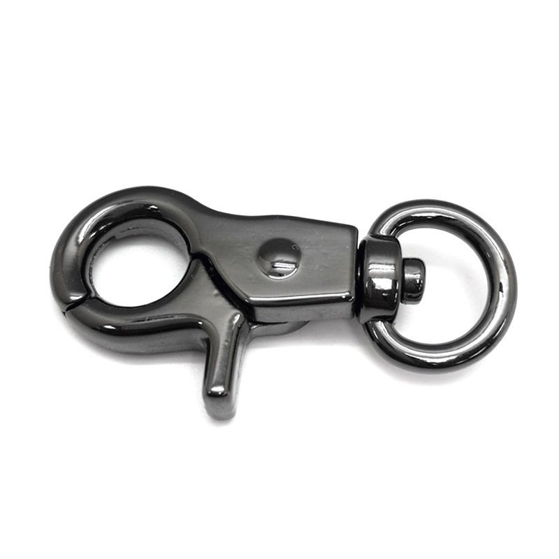 Men's waist strap, leather dog buckle, car key ring, gift bag buckle, rotating hook buckle, jewelry buckle