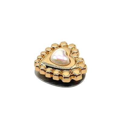 Luggage hardware accessories, bag lock buckle, hardware rotating lock buckle, women's bag clip, leather pearl decorative buckle