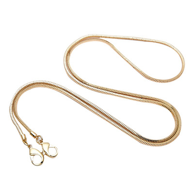Coarse multi-color lobster buckle snake bone chain