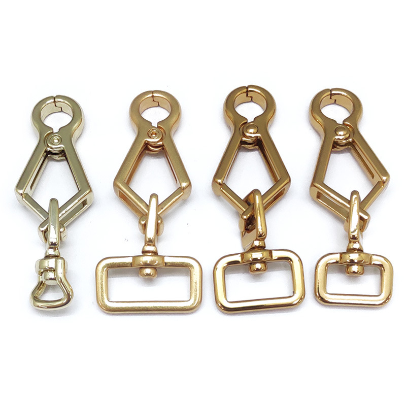 High end alloy buckle leather bag metal buckle handbag hook buckle shaped buckle women's bag shoulder strap buckle customization