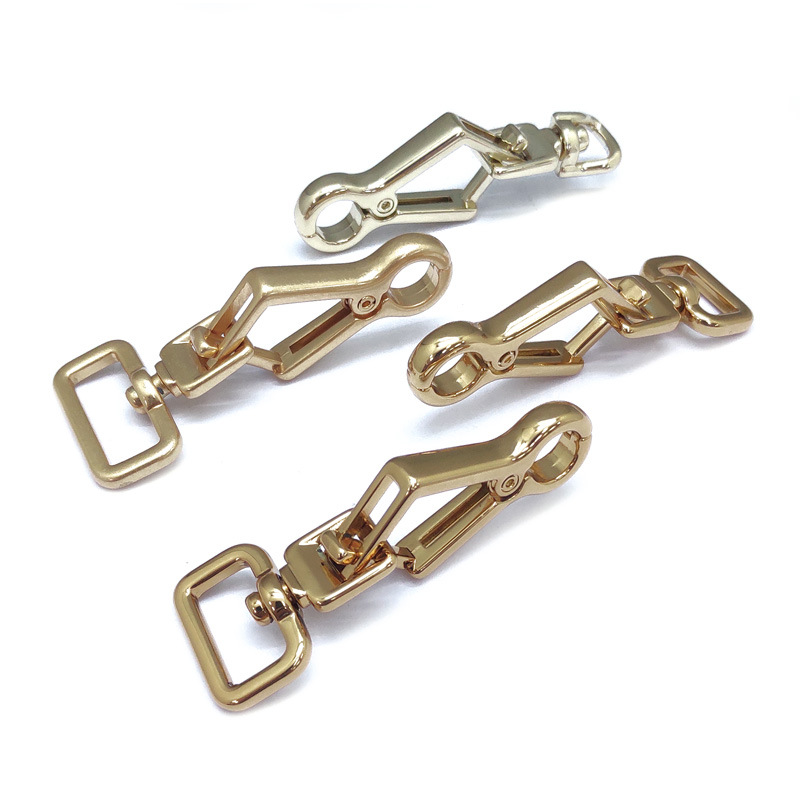 High end alloy buckle leather bag metal buckle handbag hook buckle shaped buckle women's bag shoulder strap buckle customization